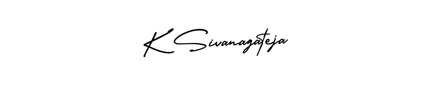 Design your own signature with our free online signature maker. With this signature software, you can create a handwritten (AmerikaSignatureDemo-Regular) signature for name K Sivanagateja. K Sivanagateja signature style 3 images and pictures png