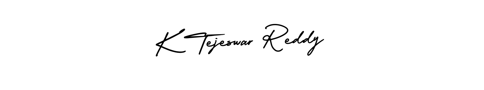 You can use this online signature creator to create a handwritten signature for the name K Tejeswar Reddy. This is the best online autograph maker. K Tejeswar Reddy signature style 3 images and pictures png