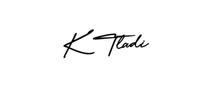 Also You can easily find your signature by using the search form. We will create K Tladi name handwritten signature images for you free of cost using AmerikaSignatureDemo-Regular sign style. K Tladi signature style 3 images and pictures png