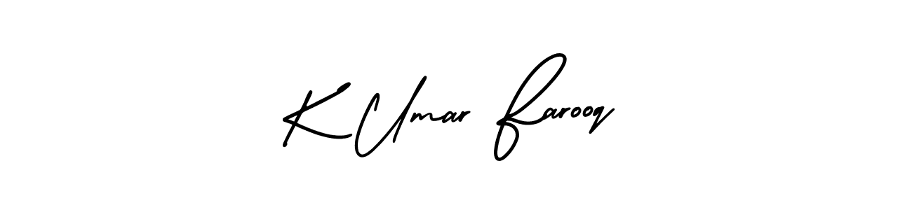 Also we have K Umar Farooq name is the best signature style. Create professional handwritten signature collection using AmerikaSignatureDemo-Regular autograph style. K Umar Farooq signature style 3 images and pictures png