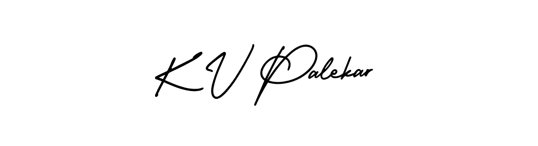 Make a beautiful signature design for name K V Palekar. Use this online signature maker to create a handwritten signature for free. K V Palekar signature style 3 images and pictures png