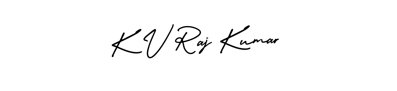 Also we have K V Raj Kumar name is the best signature style. Create professional handwritten signature collection using AmerikaSignatureDemo-Regular autograph style. K V Raj Kumar signature style 3 images and pictures png