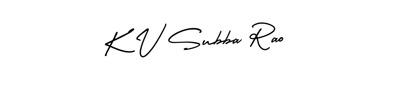 Check out images of Autograph of K V Subba Rao name. Actor K V Subba Rao Signature Style. AmerikaSignatureDemo-Regular is a professional sign style online. K V Subba Rao signature style 3 images and pictures png