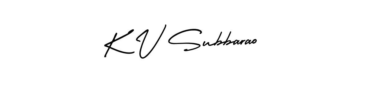 Make a beautiful signature design for name K V Subbarao. Use this online signature maker to create a handwritten signature for free. K V Subbarao signature style 3 images and pictures png