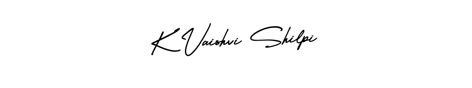 Also we have K Vaishvi Shilpi name is the best signature style. Create professional handwritten signature collection using AmerikaSignatureDemo-Regular autograph style. K Vaishvi Shilpi signature style 3 images and pictures png