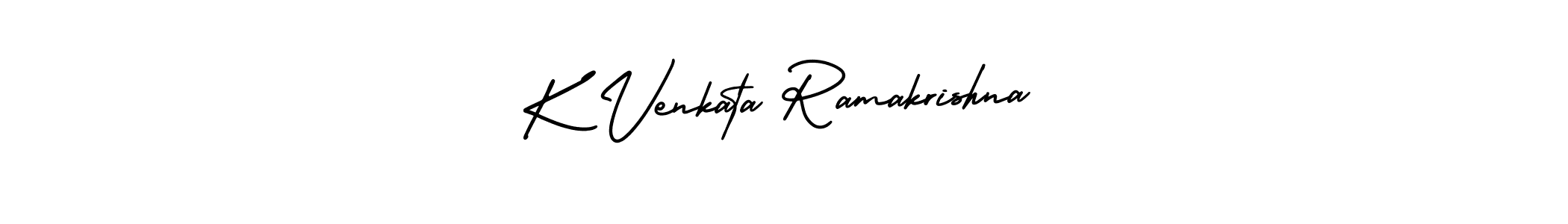 AmerikaSignatureDemo-Regular is a professional signature style that is perfect for those who want to add a touch of class to their signature. It is also a great choice for those who want to make their signature more unique. Get K Venkata Ramakrishna name to fancy signature for free. K Venkata Ramakrishna signature style 3 images and pictures png