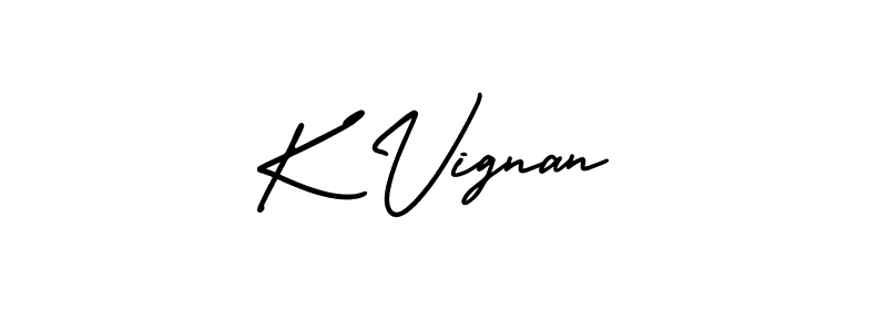 Also we have K Vignan name is the best signature style. Create professional handwritten signature collection using AmerikaSignatureDemo-Regular autograph style. K Vignan signature style 3 images and pictures png