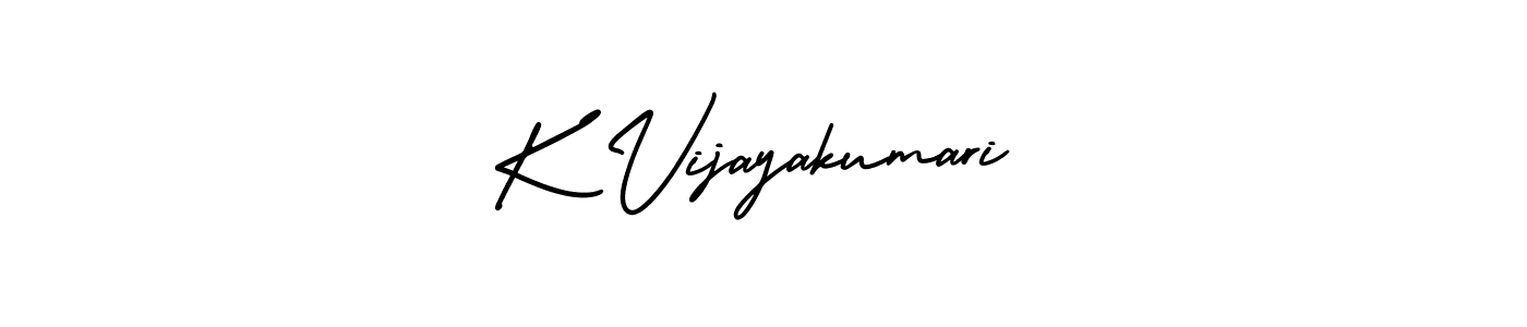 It looks lik you need a new signature style for name K Vijayakumari. Design unique handwritten (AmerikaSignatureDemo-Regular) signature with our free signature maker in just a few clicks. K Vijayakumari signature style 3 images and pictures png