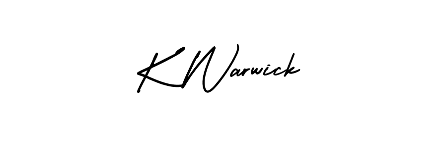 Best and Professional Signature Style for K Warwick. AmerikaSignatureDemo-Regular Best Signature Style Collection. K Warwick signature style 3 images and pictures png