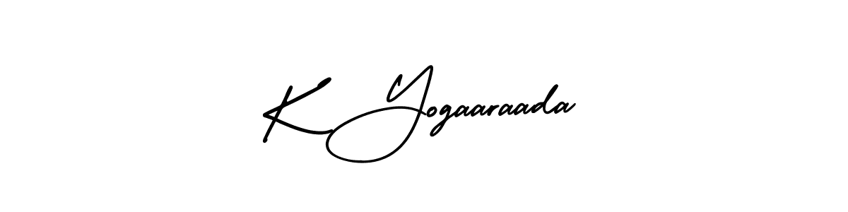 Make a beautiful signature design for name K Yogaaraada. Use this online signature maker to create a handwritten signature for free. K Yogaaraada signature style 3 images and pictures png