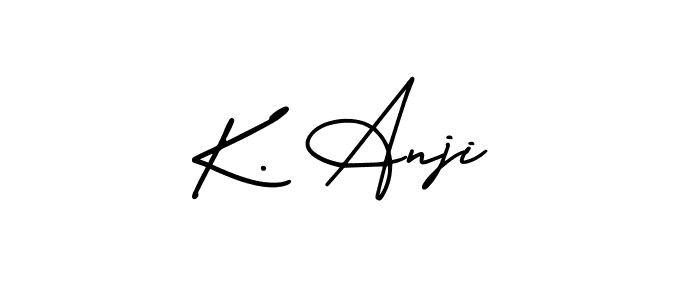 Best and Professional Signature Style for K. Anji. AmerikaSignatureDemo-Regular Best Signature Style Collection. K. Anji signature style 3 images and pictures png