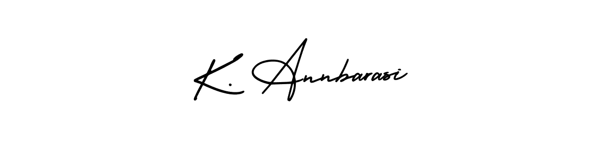 AmerikaSignatureDemo-Regular is a professional signature style that is perfect for those who want to add a touch of class to their signature. It is also a great choice for those who want to make their signature more unique. Get K. Annbarasi name to fancy signature for free. K. Annbarasi signature style 3 images and pictures png