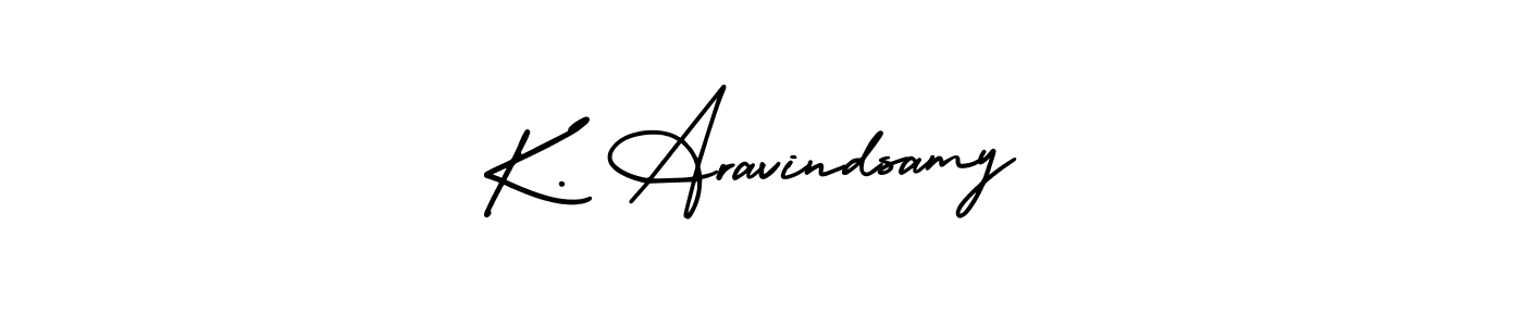 Also You can easily find your signature by using the search form. We will create K. Aravindsamy name handwritten signature images for you free of cost using AmerikaSignatureDemo-Regular sign style. K. Aravindsamy signature style 3 images and pictures png