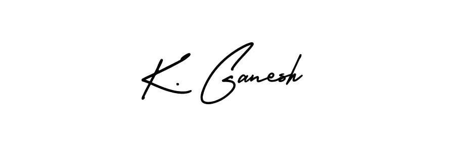 How to make K. Ganesh signature? AmerikaSignatureDemo-Regular is a professional autograph style. Create handwritten signature for K. Ganesh name. K. Ganesh signature style 3 images and pictures png