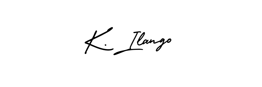 if you are searching for the best signature style for your name K. Ilango. so please give up your signature search. here we have designed multiple signature styles  using AmerikaSignatureDemo-Regular. K. Ilango signature style 3 images and pictures png