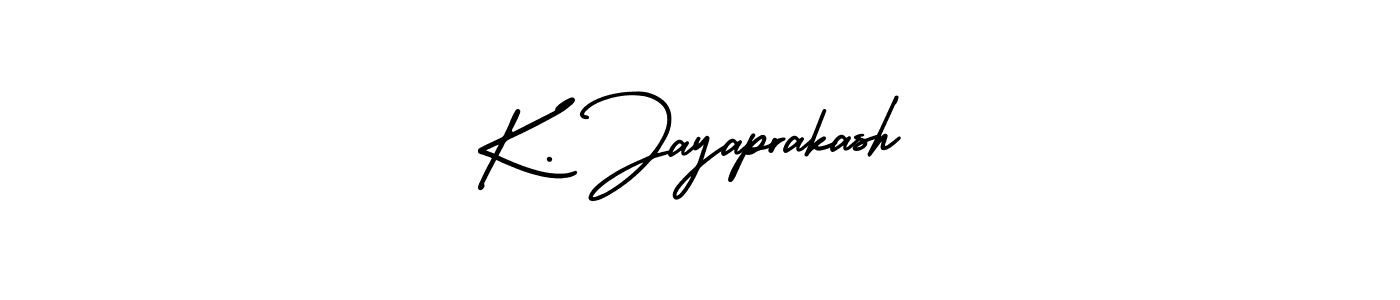 How to make K. Jayaprakash signature? AmerikaSignatureDemo-Regular is a professional autograph style. Create handwritten signature for K. Jayaprakash name. K. Jayaprakash signature style 3 images and pictures png