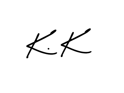 Design your own signature with our free online signature maker. With this signature software, you can create a handwritten (AmerikaSignatureDemo-Regular) signature for name K. K. K. K signature style 3 images and pictures png