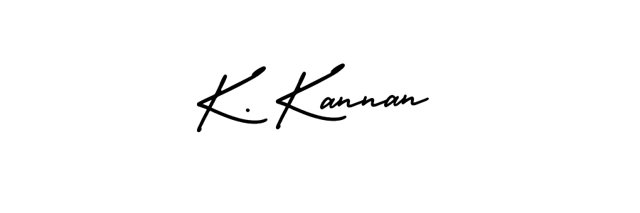 Make a beautiful signature design for name K. Kannan. With this signature (AmerikaSignatureDemo-Regular) style, you can create a handwritten signature for free. K. Kannan signature style 3 images and pictures png