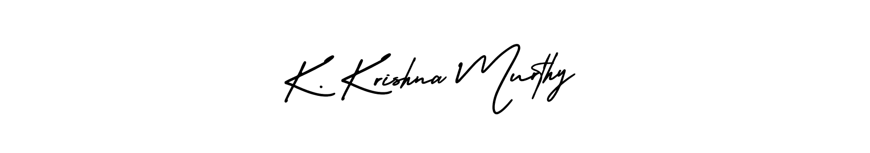 Use a signature maker to create a handwritten signature online. With this signature software, you can design (AmerikaSignatureDemo-Regular) your own signature for name K. Krishna Murthy. K. Krishna Murthy signature style 3 images and pictures png