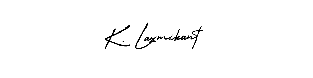 How to make K. Laxmikant signature? AmerikaSignatureDemo-Regular is a professional autograph style. Create handwritten signature for K. Laxmikant name. K. Laxmikant signature style 3 images and pictures png