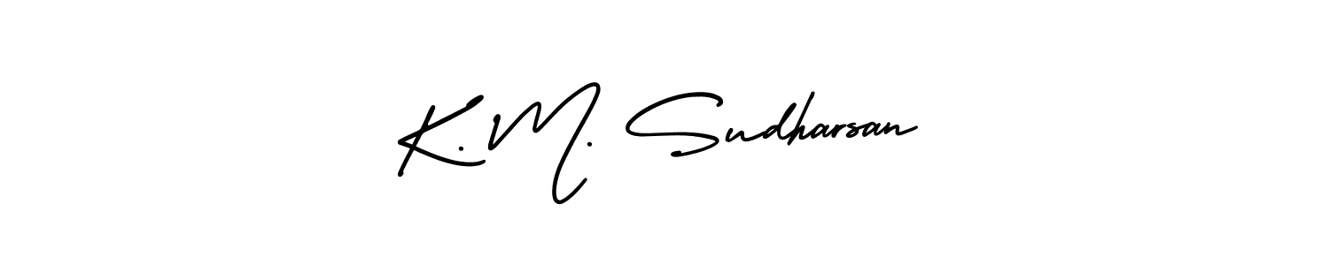 Once you've used our free online signature maker to create your best signature AmerikaSignatureDemo-Regular style, it's time to enjoy all of the benefits that K. M. Sudharsan name signing documents. K. M. Sudharsan signature style 3 images and pictures png