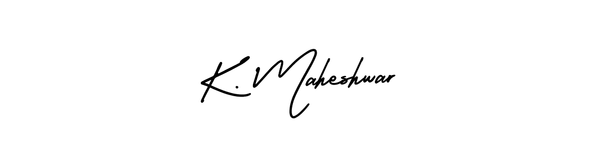 K. Maheshwar stylish signature style. Best Handwritten Sign (AmerikaSignatureDemo-Regular) for my name. Handwritten Signature Collection Ideas for my name K. Maheshwar. K. Maheshwar signature style 3 images and pictures png