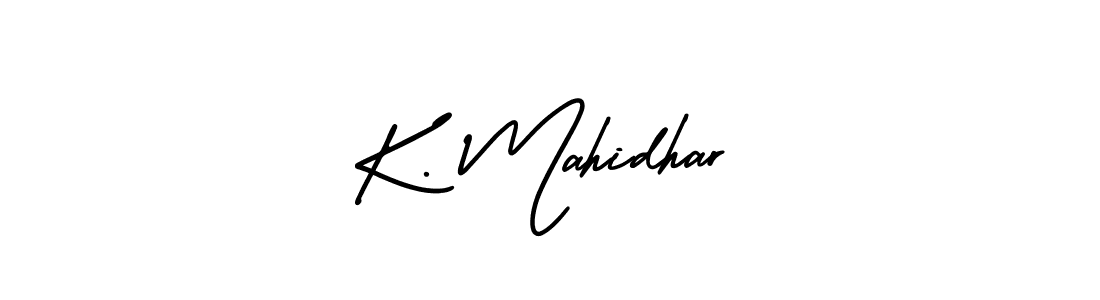 AmerikaSignatureDemo-Regular is a professional signature style that is perfect for those who want to add a touch of class to their signature. It is also a great choice for those who want to make their signature more unique. Get K. Mahidhar name to fancy signature for free. K. Mahidhar signature style 3 images and pictures png