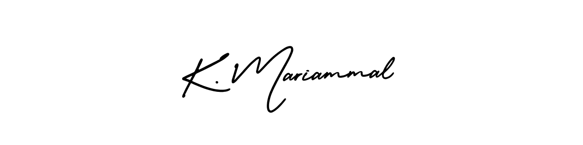 Similarly AmerikaSignatureDemo-Regular is the best handwritten signature design. Signature creator online .You can use it as an online autograph creator for name K. Mariammal. K. Mariammal signature style 3 images and pictures png