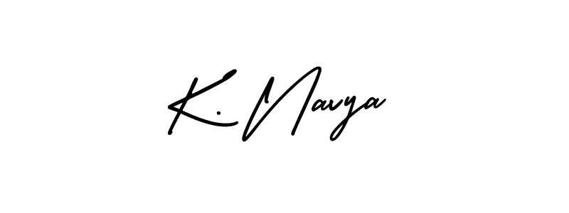 Here are the top 10 professional signature styles for the name K. Navya. These are the best autograph styles you can use for your name. K. Navya signature style 3 images and pictures png