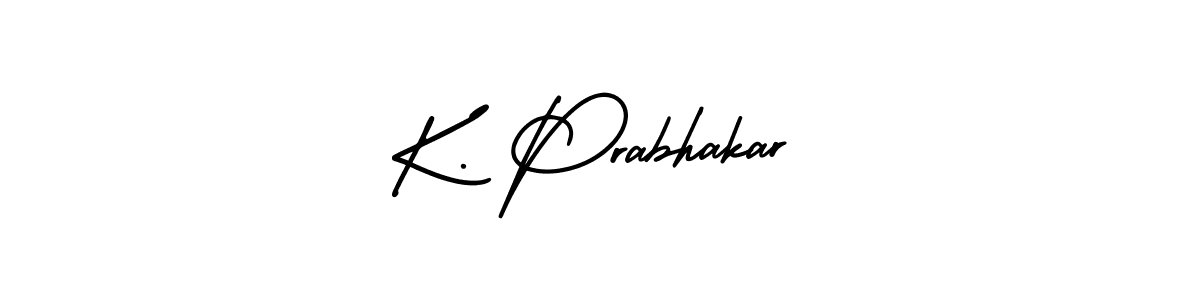 Also we have K. Prabhakar name is the best signature style. Create professional handwritten signature collection using AmerikaSignatureDemo-Regular autograph style. K. Prabhakar signature style 3 images and pictures png