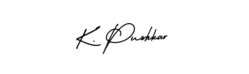 Best and Professional Signature Style for K. Pushkar. AmerikaSignatureDemo-Regular Best Signature Style Collection. K. Pushkar signature style 3 images and pictures png