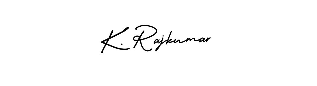 Design your own signature with our free online signature maker. With this signature software, you can create a handwritten (AmerikaSignatureDemo-Regular) signature for name K. Rajkumar. K. Rajkumar signature style 3 images and pictures png