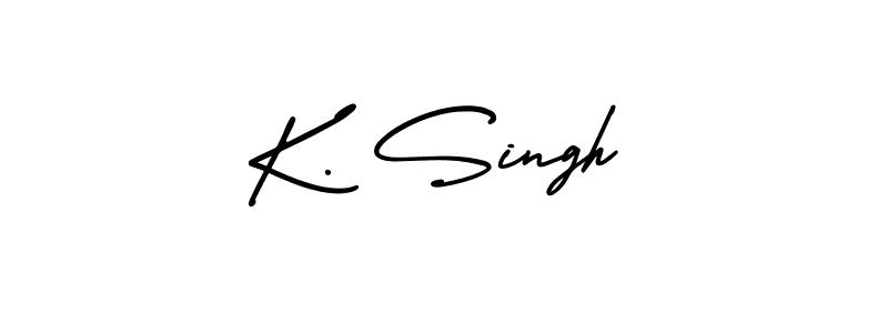 How to make K. Singh signature? AmerikaSignatureDemo-Regular is a professional autograph style. Create handwritten signature for K. Singh name. K. Singh signature style 3 images and pictures png