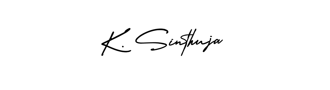 K. Sinthuja stylish signature style. Best Handwritten Sign (AmerikaSignatureDemo-Regular) for my name. Handwritten Signature Collection Ideas for my name K. Sinthuja. K. Sinthuja signature style 3 images and pictures png