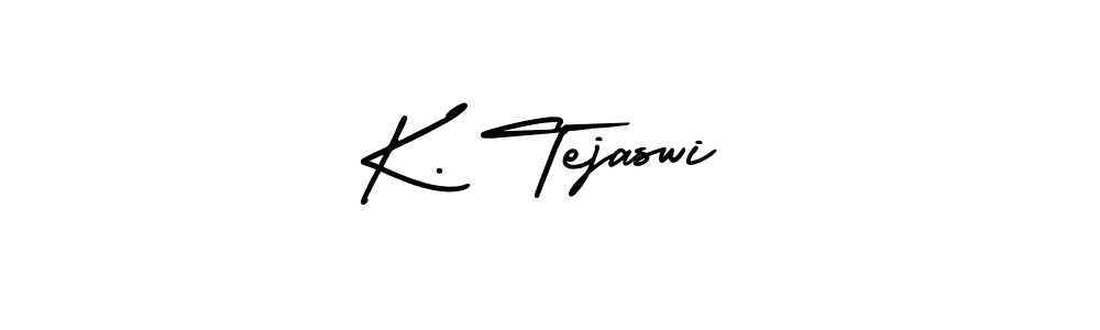 Similarly AmerikaSignatureDemo-Regular is the best handwritten signature design. Signature creator online .You can use it as an online autograph creator for name K. Tejaswi. K. Tejaswi signature style 3 images and pictures png