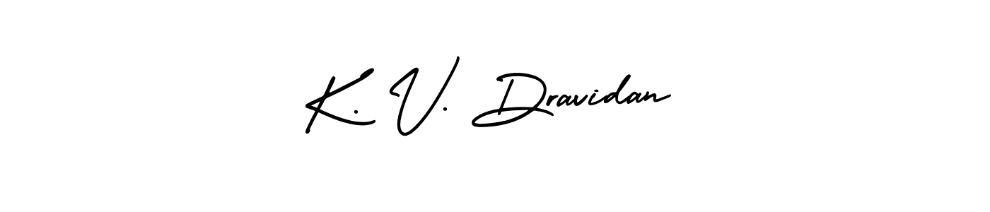 You can use this online signature creator to create a handwritten signature for the name K. V. Dravidan. This is the best online autograph maker. K. V. Dravidan signature style 3 images and pictures png