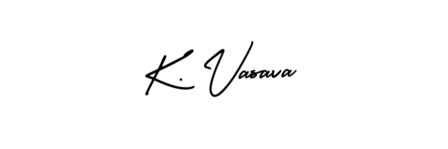 Make a beautiful signature design for name K. Vasava. Use this online signature maker to create a handwritten signature for free. K. Vasava signature style 3 images and pictures png