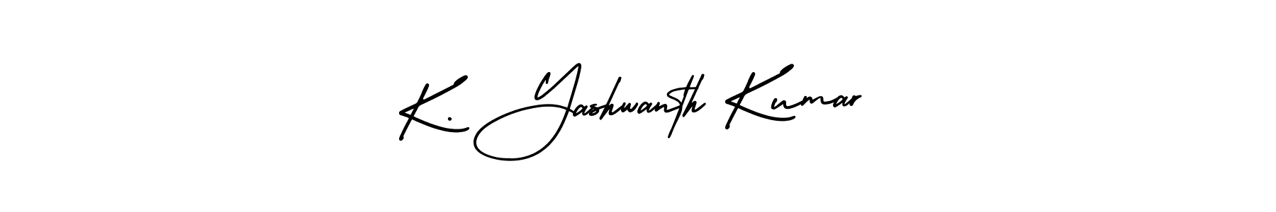 K. Yashwanth Kumar stylish signature style. Best Handwritten Sign (AmerikaSignatureDemo-Regular) for my name. Handwritten Signature Collection Ideas for my name K. Yashwanth Kumar. K. Yashwanth Kumar signature style 3 images and pictures png