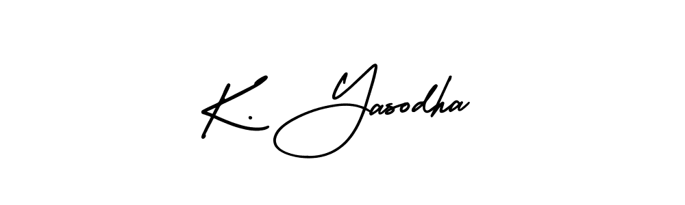 K. Yasodha stylish signature style. Best Handwritten Sign (AmerikaSignatureDemo-Regular) for my name. Handwritten Signature Collection Ideas for my name K. Yasodha. K. Yasodha signature style 3 images and pictures png