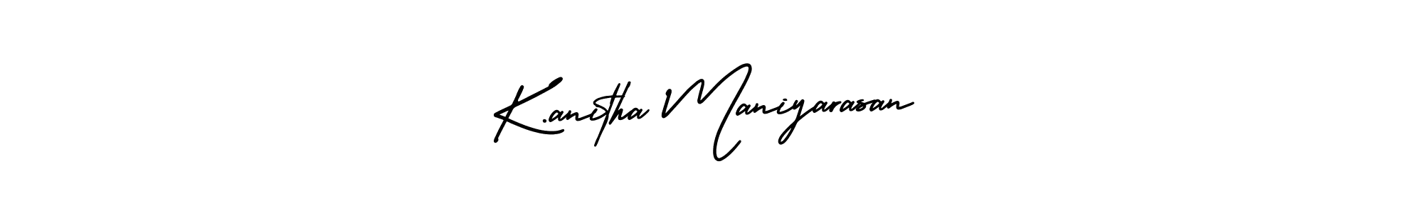 Make a beautiful signature design for name K.anitha Maniyarasan. Use this online signature maker to create a handwritten signature for free. K.anitha Maniyarasan signature style 3 images and pictures png