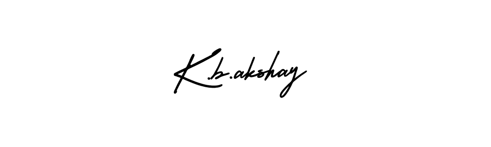 It looks lik you need a new signature style for name K.b.akshay. Design unique handwritten (AmerikaSignatureDemo-Regular) signature with our free signature maker in just a few clicks. K.b.akshay signature style 3 images and pictures png