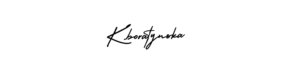 This is the best signature style for the K.boratynska name. Also you like these signature font (AmerikaSignatureDemo-Regular). Mix name signature. K.boratynska signature style 3 images and pictures png