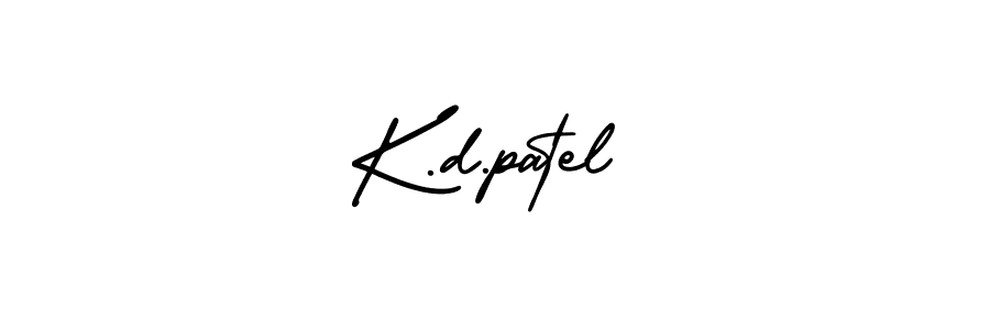 Best and Professional Signature Style for K.d.patel. AmerikaSignatureDemo-Regular Best Signature Style Collection. K.d.patel signature style 3 images and pictures png