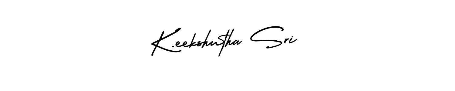 Once you've used our free online signature maker to create your best signature AmerikaSignatureDemo-Regular style, it's time to enjoy all of the benefits that K.eekshutha Sri name signing documents. K.eekshutha Sri signature style 3 images and pictures png