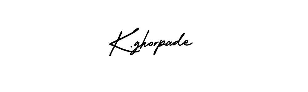 K.ghorpade stylish signature style. Best Handwritten Sign (AmerikaSignatureDemo-Regular) for my name. Handwritten Signature Collection Ideas for my name K.ghorpade. K.ghorpade signature style 3 images and pictures png