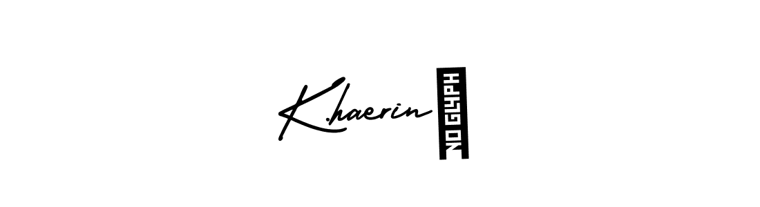 Also we have K.haerin♡ name is the best signature style. Create professional handwritten signature collection using AmerikaSignatureDemo-Regular autograph style. K.haerin♡ signature style 3 images and pictures png
