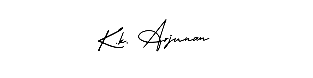 Once you've used our free online signature maker to create your best signature AmerikaSignatureDemo-Regular style, it's time to enjoy all of the benefits that K.k. Arjunan name signing documents. K.k. Arjunan signature style 3 images and pictures png