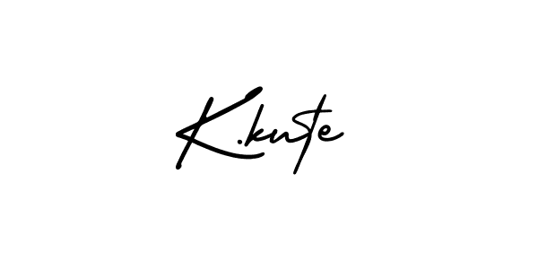 How to Draw K.kute signature style? AmerikaSignatureDemo-Regular is a latest design signature styles for name K.kute. K.kute signature style 3 images and pictures png