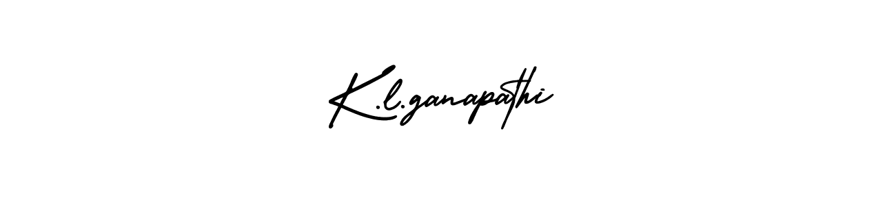 You should practise on your own different ways (AmerikaSignatureDemo-Regular) to write your name (K.l.ganapathi) in signature. don't let someone else do it for you. K.l.ganapathi signature style 3 images and pictures png