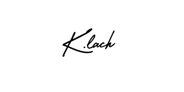 Best and Professional Signature Style for K.lach. AmerikaSignatureDemo-Regular Best Signature Style Collection. K.lach signature style 3 images and pictures png